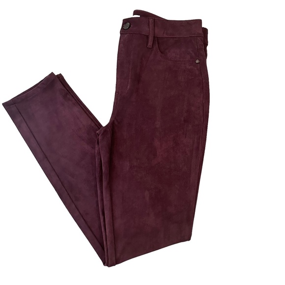 Sam Edelman The Stiletto High Rise Skinny Ankle Jeans Womens 4 Garnet Suede - Picture 4 of 16